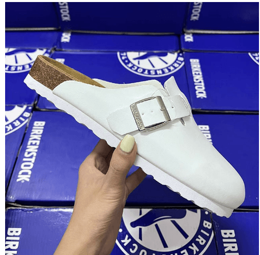 White leather/microfiber patch