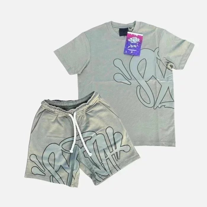 13 Grey Green Short Sleeve Set