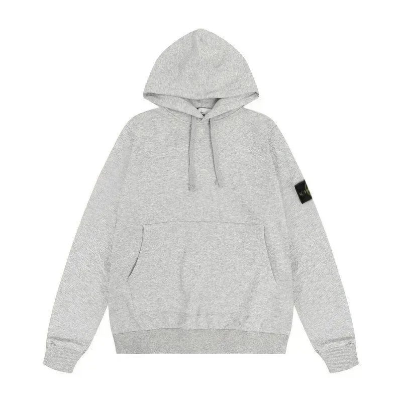 Light gray hooded
